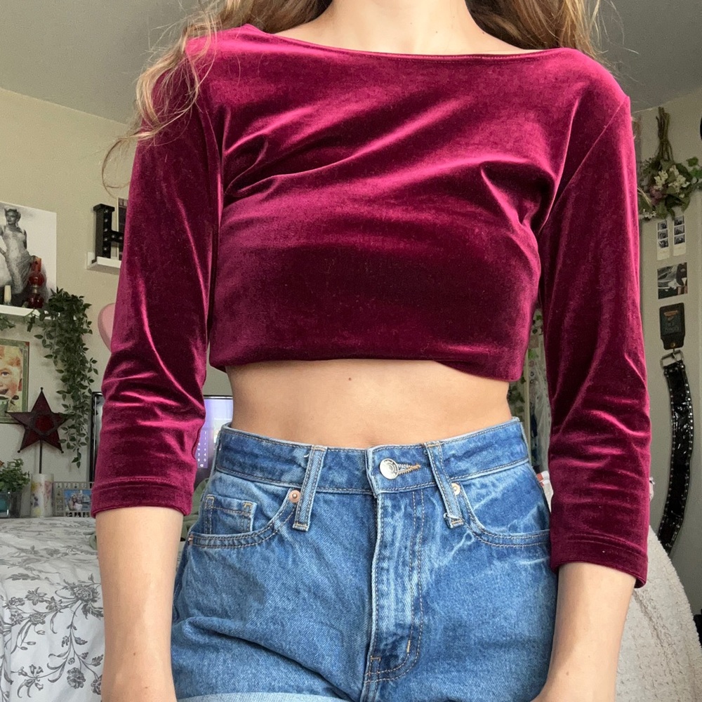 1990’s Vintage Velvet Top